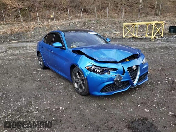 2018 Alfa Romeo Giulia with VIN ZARFAEDN9J7563315, listed as a Copart auction lot 47506033 with 0 mi miles. Bid and sale history available at carsss.com. Image 11.