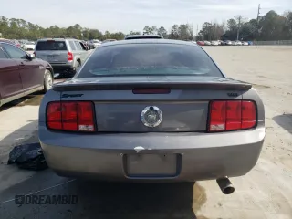 2007 Ford Mustang Deluxe with VIN 1ZVFT80N875296360, listed as a Copart auction lot 42640795 with 245,254 mi miles and Salvage Title. Bid and sale history available at carsss.com. Image 6.
