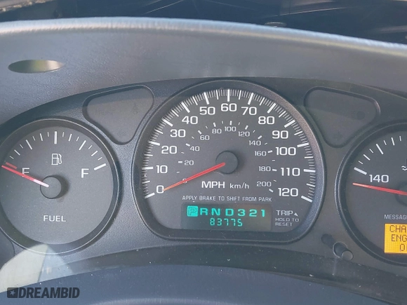 2002 Chevrolet Impala with VIN 2G1WF55EX29115572, listed as a IAAI auction lot 41725584 with 83,775 mi miles. Bid and sale history available at carsss.com. Image 15.