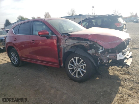 2024 Mazda CX-5 2.5 S Preferred Package with VIN JM3KFBCM7R0384817, listed as a Copart auction lot 77673454 with 4,961 mi miles and Salvage Title. Bid and sale history available at carsss.com. Image 4.
