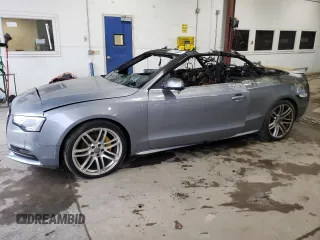 2015 Audi A5 Premium with VIN WAUCFAFHXFN003754, listed as a Copart auction lot 65246985 with Not provided miles and Salvage title. Bid and sale history available at DreamBid. Image 1.
