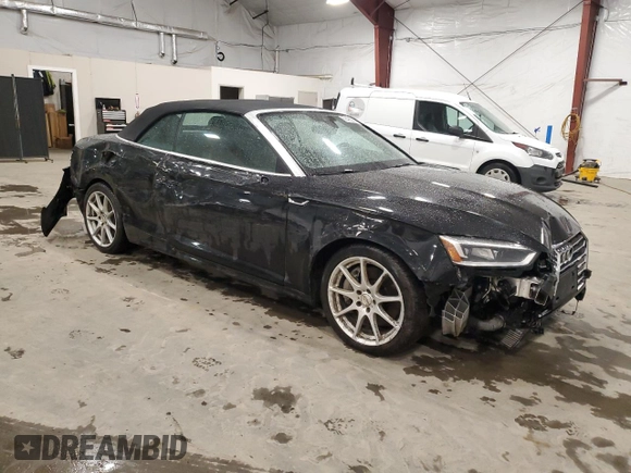 2019 Audi A5 Cabriolet Premium Plus z VIN WAUYNGF56KN006985, wystawiony jako Copart lot #56463265 z przebiegiem 27 229 mil mil oraz Szkoda całkowita • Salvage title. Historia ofert i sprzedaży dostępna na DreamBid. Obrazek 4.