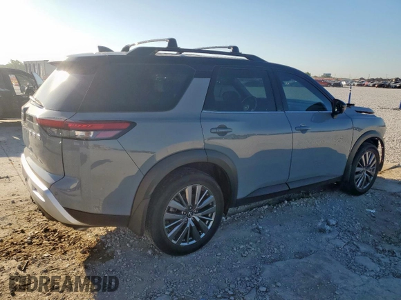 2023 Nissan Pathfinder SL with VIN 5N1DR3CB5PC262770, listed as a Copart auction lot 56664725 with 25,896 mi miles and Salvage title. Bid and sale history available at DreamBid. Image 3.