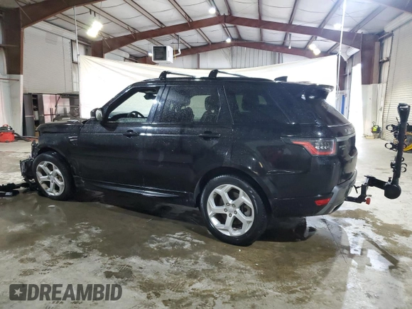 2018 Land Rover Range Rover Sport HSE with VIN SALWR2RV5JA408511, listed as a Copart auction lot 57718785 with 84,555 mi miles and Salvage title. Bid and sale history available at DreamBid. Image 2.