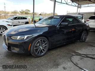 2025 BMW 4 Series 430i with VIN WBA33DB02SCT66047, listed as a Copart auction lot 45286935 with 6,291 mi miles and Clean Title. Bid and sale history available at carsss.com. Image 1.