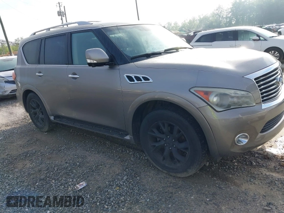 2012 Infiniti QX56 7-passenger z VIN JN8AZ2NE1C9020708, wystawiony jako IAAI lot #42128814 z przebiegiem 173 403 mil mil oraz . Historia ofert i sprzedaży dostępna na DreamBid. Obrazek 1.