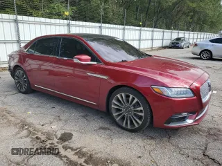 2017 Lincoln Continental Reserve with VIN 1LN6L9RP3H5637464, listed as a Copart auction lot 73666114 with 74,404 mi miles and Salvage Title. Bid and sale history available at carsss.com. Image 4.