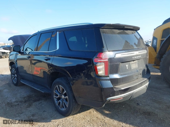 2021 Chevrolet Tahoe LT with VIN 1GNSCNKD0MR120516, listed as a IAAI auction lot 41493807 with 81,002 mi miles. Bid and sale history available at carsss.com. Image 3.