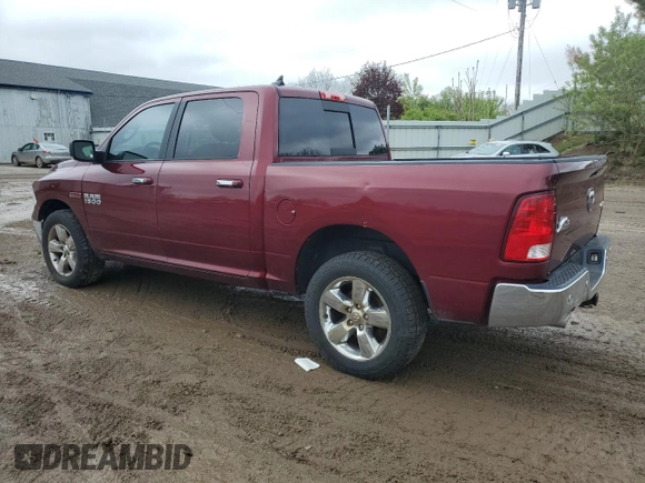 2017 Ram 1500 Big Horn with VIN 1C6RR7LM2HS878833, listed as a Copart auction lot 55676235 with 169,990 mi miles and Clean title. Bid and sale history available at DreamBid. Image 2.