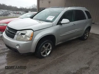 2007 Chevrolet Equinox LT with VIN 2CNDL73F876053950, listed as a IAAI auction lot 41760546 with 276,511 mi miles. Bid and sale history available at carsss.com. Image 2.