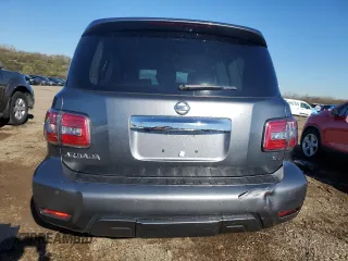 2019 Nissan Armada SV with VIN JN8AY2NC3K9580617, listed as a Copart auction lot 78830024 with 106,872 mi miles and Salvage Title. Bid and sale history available at carsss.com. Image 6.