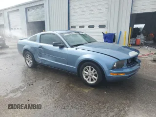 2007 Ford Mustang Deluxe with VIN 1ZVFT80N475294220, listed as a Copart auction lot 57589535 with 233,160 mi miles and Salvage title. Bid and sale history available at DreamBid. Image 4.