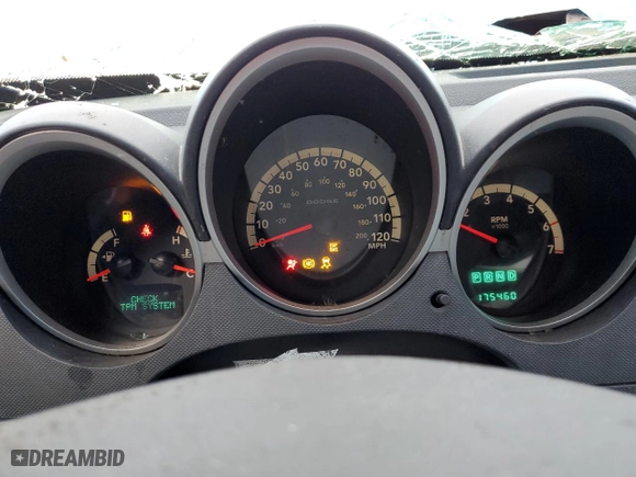 2007 Dodge Nitro SLT with VIN 1D8GT58K47W565613, listed as a Copart auction lot 85253614 with 175,460 mi miles and Salvage Title. Bid and sale history available at carsss.com. Image 9.