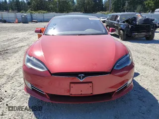 2017 Tesla Model S 100D with VIN 5YJSA1E24HF206828, listed as a Copart auction lot 66004605 with 94,874 mi miles and Salvage title. Bid and sale history available at DreamBid. Image 5.