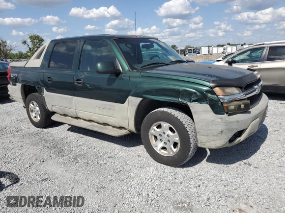 2002 Chevrolet Avalanche with VIN 3GNEC13T72G217883, listed as a Copart auction lot 52378085 with 140,300 mi miles and Salvage Title. Bid and sale history available at carsss.com. Image 4.