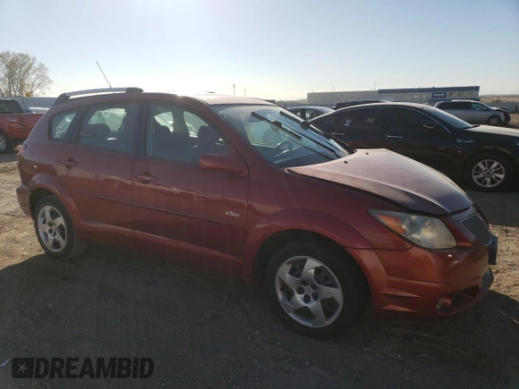 2005 Pontiac Vibe with VIN 5Y2SL63805Z464722, listed as a Copart auction lot 75618334 with 121,910 mi miles and Salvage Title. Bid and sale history available at DreamBid. Image 4.