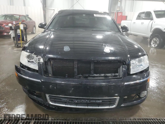 2004 Audi A8 with VIN WAUML44E44N013636, listed as a Copart auction lot 85742224 with 157,415 mi miles and Salvage title. Bid and sale history available at DreamBid. Image 5.