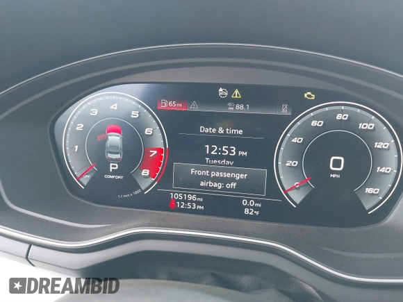 2020 Audi A4 Premium Plus z VIN WAUENAF47LN003795, wystawiony jako IAAI lot #41191479 z przebiegiem 105 196 mil mil oraz . Historia ofert i sprzedaży dostępna na DreamBid. Obrazek 7.