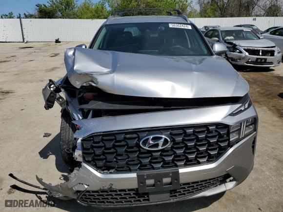 2023 Hyundai Santa Fe SEL with VIN 5NMS24AJ6PH639057, listed as a Copart auction lot 50362424 with 5,091 mi miles and Salvage Title. Bid and sale history available at carsss.com. Image 5.