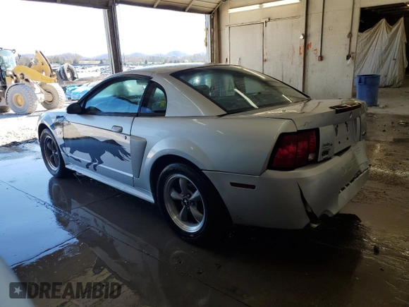 2001 Ford Mustang GT Deluxe with VIN 1FAFP42X91F185242, listed as a Copart auction lot 49330035 with 90,456 mi miles and Salvage Title. Bid and sale history available at carsss.com. Image 2.