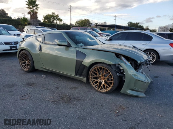 2017 Nissan 370Z Touring with VIN JN1AZ4EH5HM954234, listed as a Copart auction lot 80887064 with 60,042 mi miles and Salvage Title. Bid and sale history available at carsss.com. Image 4.