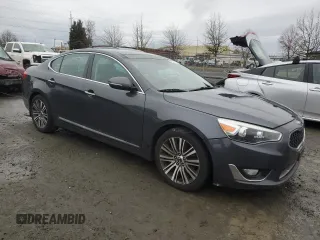2014 Kia Cadenza Premium with VIN KNALN4D75E5125385, listed as a Copart auction lot 43601965 with 179,878 mi miles and Clean Title. Bid and sale history available at carsss.com. Image 4.