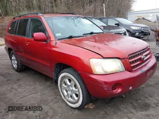 2003 Toyota Highlander z VIN JTEGF21A530120277, wystawiony jako IAAI lot #41960192 z przebiegiem 191 383 mil mil oraz . Historia ofert i sprzedaży dostępna na DreamBid. Obrazek 1.