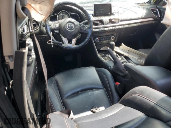 2016 Mazda 3 S Touring with VIN JM1BM1M3XG1342809, listed as a Copart auction lot 61915845 with 141,227 mi miles and Salvage title. Bid and sale history available at DreamBid. Image 8.