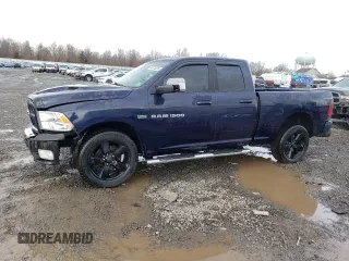 2012 Ram 1500 Sport with VIN 1C6RD7HT8CS215211, listed as a Copart auction lot 44674055 with 126,052 mi miles and Salvage title. Bid and sale history available at DreamBid. Image 1.