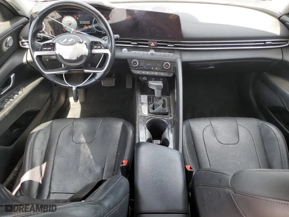 2023 Hyundai Elantra Limited with VIN 5NPLP4AG2PH108953, listed as a Copart auction lot 49537655 with 27,329 mi miles and Salvage Title. Bid and sale history available at carsss.com. Image 8.