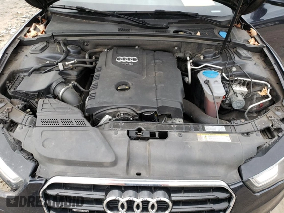 2016 Audi A5 Premium Plus with VIN WAUM2AFR4GA022804, listed as a Copart auction lot 47579535 with 95,829 mi miles and Salvage Title. Bid and sale history available at carsss.com. Image 13.