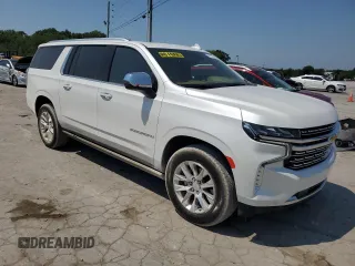 2023 Chevrolet Suburban Premier with VIN 1GNSKFKD8PR381907, listed as a Copart auction lot 66122014 with 13,563 mi miles and . Bid and sale history available at DreamBid. Image 4.