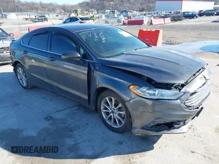 2017 Ford Fusion SE with VIN 3FA6P0H79HR398835, listed as a IAAI auction lot 41583142 with 162,707 mi miles. Bid and sale history available at carsss.com. Image 1.