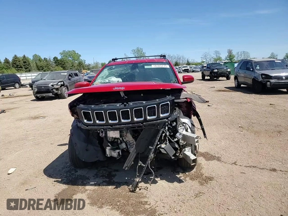 2021 Jeep Compass Latitude with VIN 3C4NJDBB8MT555442, listed as a Copart auction lot 56505235 with 39,793 mi miles and Salvage title. Bid and sale history available at DreamBid. Image 14.