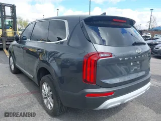 2020 Kia Telluride LX with VIN 5XYP24HC1LG053769, listed as a IAAI auction lot 41191650 with 24,768 mi miles. Bid and sale history available at carsss.com. Image 3.