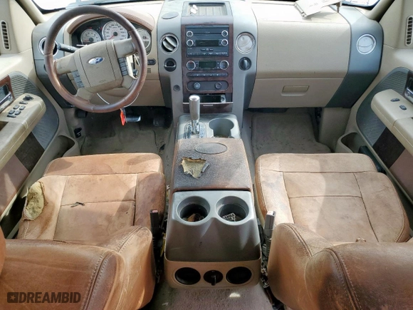 2008 Ford F-150 XLT with VIN 1FTPW12V08KB21705, listed as a Copart auction lot 50606265 with 321,295 mi miles and Salvage Title. Bid and sale history available at carsss.com. Image 8.