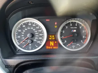 2013 BMW M3 with VIN WBSDX9C58DE785751, listed as a Copart auction lot 77334634 with 77,419 mi miles and Salvage Title. Bid and sale history available at carsss.com. Image 9.