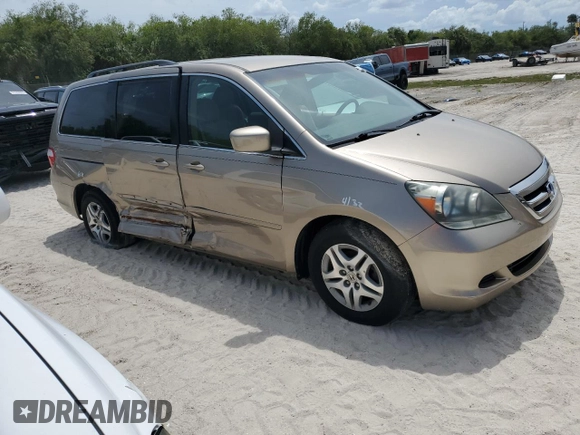 2006 Honda Odyssey EX with VIN 5FNRL38476B459124, listed as a Copart auction lot 76903724 with 94,270 mi miles and Salvage title. Bid and sale history available at DreamBid. Image 4.