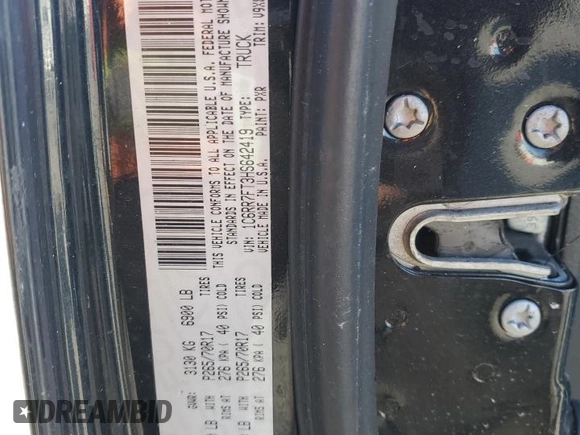2017 Ram 1500 Express with VIN 1C6RR7FT3HS642419, listed as a Copart auction lot 45796365 with Not Provided miles and Salvage Title. Bid and sale history available at carsss.com. Image 13.
