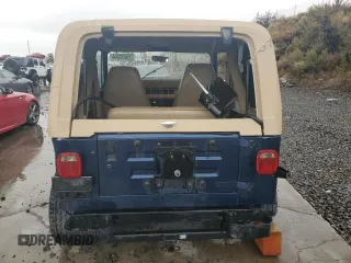 1991 Jeep Wrangler with VIN 2J4FY29S3MJ108717, listed as a Copart auction lot 75059044 with 202,413 mi miles and Salvage Title. Bid and sale history available at carsss.com. Image 6.