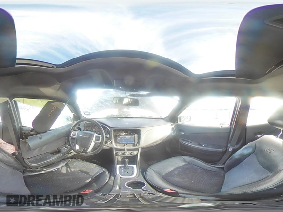 2014 Chrysler 200 Limited with VIN 1C3CCBCG6EN185565, listed as a Copart auction lot 43372415 with 116,383 mi miles and Salvage Title. Bid and sale history available at DreamBid. Image 12.