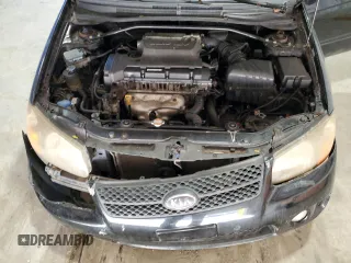 2009 Kia Spectra EX with VIN KNAFE221595027222, listed as a Copart auction lot 71863644 with Not Provided miles and Clean Title. Bid and sale history available at carsss.com. Image 11.