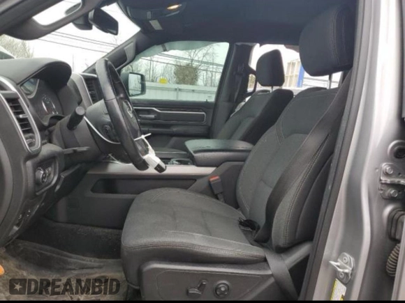 2019 Ram 1500 Big Horn with VIN 1C6SRFFTXKN668081, listed as a Copart auction lot 60136735 with 108,309 mi miles and Salvage title. Bid and sale history available at DreamBid. Image 6.