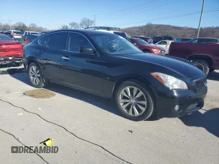 2014 Infiniti M37 with VIN JN1BY1AP2EM260101, listed as a Copart auction lot 82751744 with 142,099 mi miles and Salvage Title. Bid and sale history available at carsss.com. Image 4.