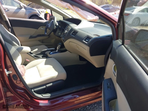 2013 Honda Civic Sdn LX with VIN 19XFB2F57DE096791, listed as a IAAI auction lot 41863226 with 78,173 mi miles. Bid and sale history available at carsss.com. Image 5.