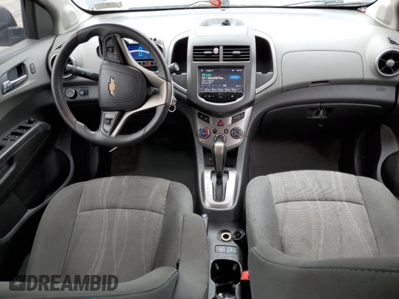 2015 Chevrolet Sonic LT with VIN 1G1JC5SH4F4187829, listed as a Copart auction lot 58529775 with 119,036 mi miles and Salvage title. Bid and sale history available at DreamBid. Image 8.