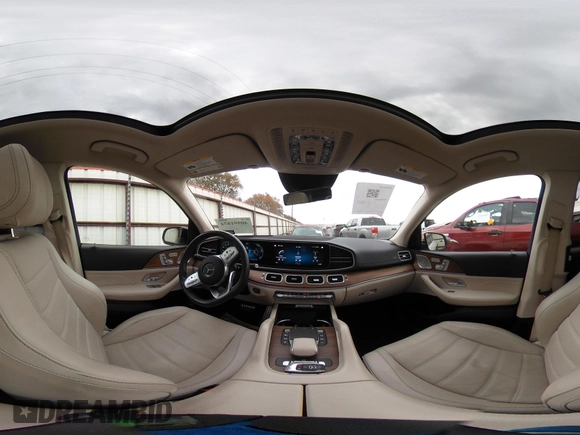 2021 Mercedes-Benz GLS 580 with VIN 4JGFF8GEXMA445382, listed as a IAAI auction lot 40991874 with 51,955 mi miles and . Bid and sale history available at DreamBid. Image 20.