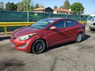2016 Hyundai Elantra SE with VIN 5NPDH4AE7GH702986, listed as a Copart auction lot 63339105 with 116,688 mi miles and Clean title. Bid and sale history available at DreamBid. Image 1.