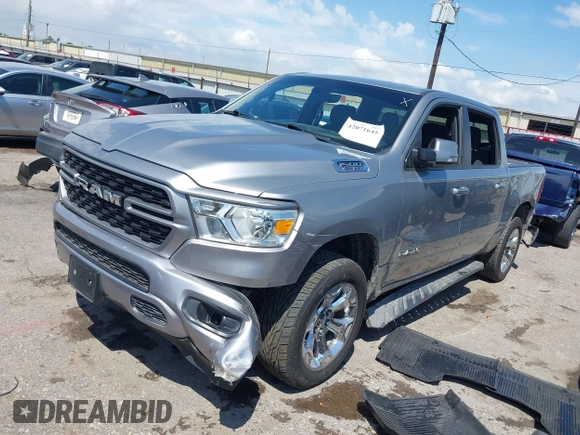 2022 Ram 1500 Lone Star with VIN 1C6RREFT3NN172794, listed as a IAAI auction lot 42071645 with 95,760 mi miles and . Bid and sale history available at DreamBid. Image 2.