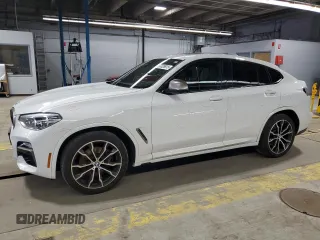 2019 BMW X4 M40i z VIN 5UXUJ5C55KLJ64198, wystawiony jako Copart lot #53028815 z przebiegiem 59 780 mil mil oraz Szkody całkowita. Historia ofert i sprzedaży dostępna na DreamBid. Obrazek 1.
